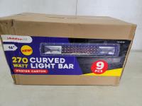 (9) Solidfire 16 Inch 270 Watt Curved Light Bars