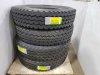 (4) Grizzly 11R24.5-16PR AAS03 Tires