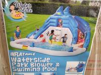 Inflatable Waterslide Park Blower and Swimming Pool