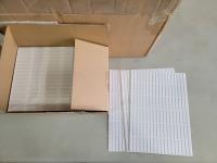 30,000 Piece White Security DR Sheets