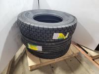 (3) Grizzly 11R22.5-16Pr Tires 