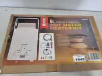 6L Portable Tankless Hot Water Heater Kit