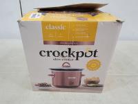 3 Qt Round Crockpot Slow Cooker