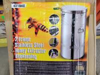 2 Frame Stainless Steel Honey Extractor Beekeeping