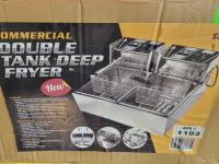 Commercial Double Tank Deep Fryer