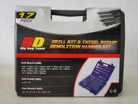 Big Dog Tools Drill Bit And Chisel Rotary Demolition Hammer Set 