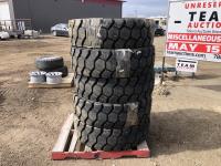 (5) Mitas Fork Lift Radial 12.00 R20 Tires with Tubes