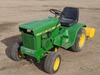 John Deere 110 Lawn Tractor with 40 Inch Rototiller 