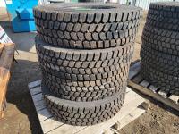 (4) Michelin 22.5 Inch Tires