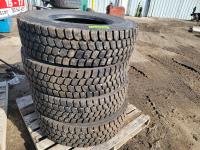 (4) Michelin 22.5 Inch Tires