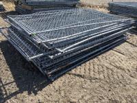 (17) 10 Ft X 6 Ft Chain Link Fence Panels 