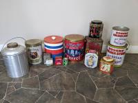 Qty of Vintage Tin Cans