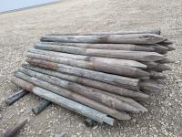 (60±) Assorted Fence Posts