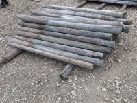 (45±) Assorted Fence Posts