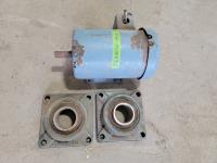 Electric Motor and (2) Brg Retainers with 1-1/2 Inch Inside Diameter