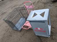 Red Bull Stand, Pressure Washer Cart and Dog Kennel