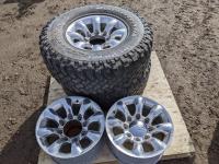 (2) BFGoodrich Mud-Terrain T/A LT285/75R16 Tires On Rims and (2) Extra 8 Bolt Rims 