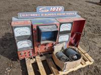 Antique Sun 1020 Electronic Diagnosis Engine Tester 