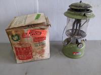 Antique Coleman Lantern and Coleman Catalytic Heater  