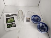 (2) Antique Porcelain Bowls and Jell-O Mold From 1935