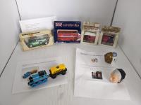 Thomas the Train Cheerio Promo Toy, (2) Star Wars Rubix Cubes and (4) Die Cast Cars