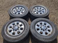 (4) Michelin 275/70R18 Tires On Chevrolet 8 Bolt Rims