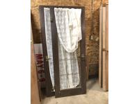 (2) Solid Wood French Doors