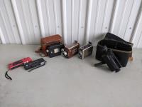 (4) Vintage Video Cameras and (2) Pocket Cameras