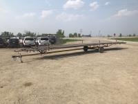 35 Ft Pipe Trailer w/ Qty of 3 Inch X 46 Ft Pipe