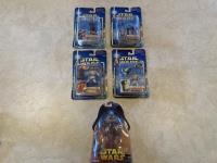 (5) Star Wars Collectible Figurines
