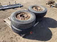 (4) 215/75R15 Tires w/ Rims 