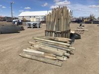 Qty of 80 X 4-1/2 Inch Fence Posts