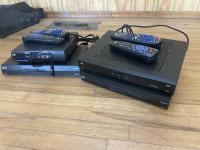 (4) Bell Satellite Receivers w/ Remotes 