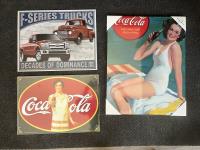 (3) Collectible Signs 