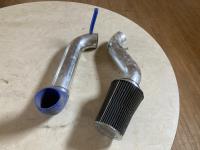 (2) 3-1/2 Inch Pipes w/ Air Intake Filter