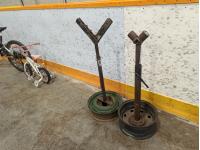 (2) Adjustable Pipe Stands
