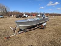 Lund 16 Ft Boat w/ S/A Trailer