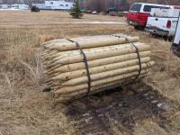 (90±) 4-5 Inch X 6 Ft Fence Posts