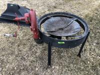 Antique Coal Forge with Hand Blower