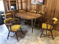 Table with (2) Sets of 4 Chairs
