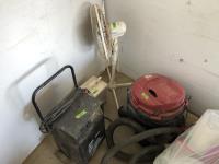 Battery Charger, Shop Vac, Electric Heater, Fan