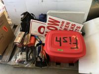Fish Food, First Aid Kit, Folding Table, Gloves, Fishing Gear