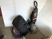 Bissell Vacuum, First Aid Kit, Belt Sander, Propane Heater