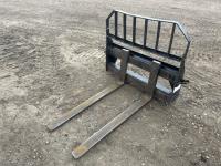 48 Inch Pallet Forks - Skid Steer Attachment