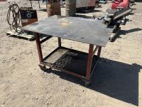40 Inch X 52 Inch Welding Table w/ Vise