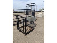 Forklift Safety Cage Attachment with Gate