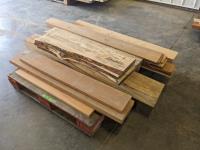 Qty of Various Lengths and Widths of Hardwood