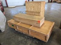 (3) Wooden Crates