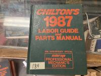 Chiltons 1987 Labour Guide & Parts Manual