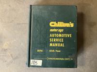 Chiltons Motorage Automotive Service Manual 1974